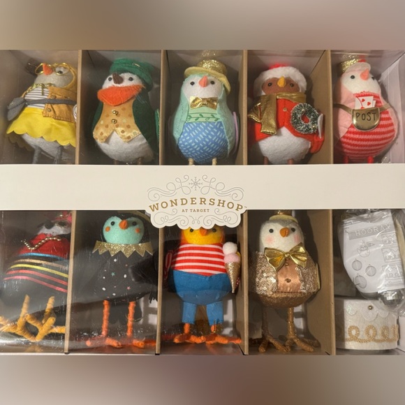 Wondershop Other - Wondershop Colorful Bird Ornament Collection